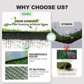 HQ4US 4LEGS Grass Pee Pads for Dogs Potty with Foldable Dog Litter Box