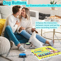 6 Pcs Dog Talking Button Set, Dog Buttons for Communication 30s Voice Recording Speaking Button Pet Speech Training Buzz