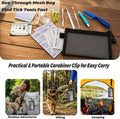 43Pcs Tick Removal Tool Set for Dogs, Cats and Pets, Stainless Steel Tick Tweezers, Tick Puller Hooks, Tick Card, Fine-T