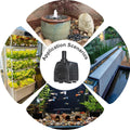 SongLong 200GPH(750L/H) 9.9ft Power Cord Submersible Pump, Water Fountain Pump with 5.3ft Lift for Ponds, Water Fountain