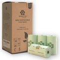 Pawtria Certified Home Compostable Dog Poop Bags (120), Poop Bags for Dogs, Cat Litter, Vegetable Starches, Dog Waste Bags, Leakproof, Easy to Open, Give Back
