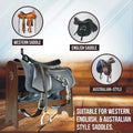 HOTCAN Pine Wood Saddle Rack | Ideal Saddle Stand for Horse Gear and Horse Tack Organizers | Suitable for Displaying Tro