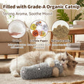 MAXTOOA Cat Toys 3 Pack Catnip Pillows, Soft and Durable Crinkle Sound with Catnip Inside, Interactive Cat Toy Indoor Cats Kitten Kicker, Promotes Kitty Exercise Toys Mothers Day Gifts Solid