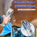 Rechargeable Horses Clippers, Cordless Pet Hair Trimmer Shaver with 6 Guide Guards, 2500mAh Large Battery Capacity Elect