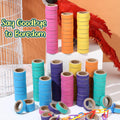 Skyygemm 36 Pcs Parrot Toys Macaw Toys Bulk for Medium Large Birds