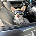 Enjoying Clear Dog Goggles Small Breed, UV Protection Sunglasses for Small Dogs, Windproof Anti-fogging, Puppy Eye Prote