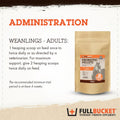 FullBucket Equine Probiotic Pellets with Saccharomyces boulardii for Horses Under Stress or for Horses with Digestive Is