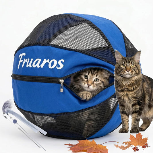 Outdoor Cat Exercise Ball, Breathable Cat Exercise Ball Interactive Rolling Toy for Indoor & Outdoor Play, Durable Light