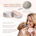 All in One Natural Vegan Dog Paw and Nose Balm, Winter and Summer Paw Protection from Snow, Ice, Salt and Hot Pavement, 