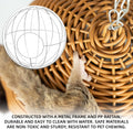 NEOUZA Sugar Glider Nest, PP Rattan Hanging Ball Bed for Small Pets