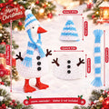 7 Inch Desk Goose Outfits Snowman Desk Goose Clothes 3Pcs Set