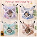 Covzoe 6 Pieces Rat Hammocks for Cage, 3 Layer Guinea Pig Hideout Bed