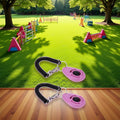 2Pcs Pink Dog Clicker for Training Easy to Use with Button Dog Training Accessories Strong and Long-Lasting, Training an