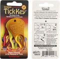 High Visibility Bundle - The Original Tick Key - Tick Detaching Device - Portable, Safe and Highly Effective Tick Detaching Tool (Yellow, Orange & Red)