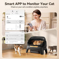 Meowant Extra Large Automatic Litter Box, Infrared Scanning and Anti-Pinch