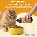 Cat Food Toppers, Chicken Bone Broth Gravy for Cats & Kittens, 8 oz