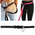 Shed Defender Hands Free Dog Leash Belt - Seen on Shark Tank - Attaches to All Leashes, Hands-Free Waist Leash for Walking, Running, Hiking, Adjustable one Size fits All, Designed in USA (Black)