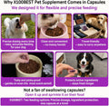 X100BEST Lactoferrin & Sialic Acid for Dogs & Cats – with Astragalus Polysaccharides & BB536 Probiotics, Immune & Digestive Support for Senior Pets & Weaning Puppies/Kittens, 90 Softgels