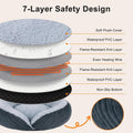 Tovve Heated Cat Beds for Indoor Cats and Small Dogs, Soft Donut Pet Bed