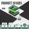48x24 Inch Aquarium Leveling Mat - Neoprene Non-Slip Shockproof Fish Tank Pad, 0.2" Thick Waterproof Tank Base Cushion f