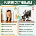 XL Cat Door for Interior Doors Easy to Install in Minutes, No-Flap, White