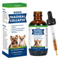 Dog Tracheal Collapse, Collapsed Trachea Treatment for Dogs, Herbal Liquid Drops Relief Cough & Helps Promote Easier Breathing, Natural Respiratory Support Airway Comfort, Bacon Flavor - 2 FL OZ