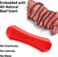 Playology Squeaky Chew Stick - Scented Dog Toy - Jumbo, Beef Scent