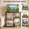 10-20-29-30-35 Gallon Fish Tank Stand with 3 Power Outlet and 2 USB Port