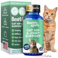 Cat Joint Supplement and Mobility Support - Natural Plant-Based Formula Provides Comfort for Aging and Felines with Mobility Challenges, 400 Tiny Tasteless Pills Easy to Give Even Feral or Picky Cats
