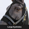 Resistance Horse Hood Slinky Lycra Zippered Mane Braid Shoulder Guard - Horse Sleazy Slickers Care Sheet