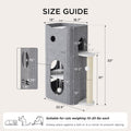 Bedsure 3-Level Cat Tree for Indoor Cats with Scratching Post