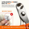 Trumoon Cat Nail Clipper with Circular Hole Safety Guard for Indoor Cat