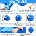 2 Set/4 Pcs Giant 40 Inch Herding Balls with Ball Cover, Horse Toy