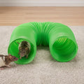 ZENFUN 3 Packs Hamster Fun Tunnels, Pet Mouse Plastic Tube, Collapsible Plastic Tunnel, Tube Pet Hideaway, Training Hide