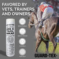 White Leg & Tail Wrap - 3" x 30 Yards Self Adhesive Waterproof Vet Wrap for Horses, Dogs & Other Animals - Cohesive Vet 