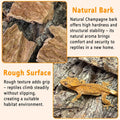 Reptile Cork Bark Bedding,Bulk 0.7 LB Natural Cork Flats for Terrarium,L