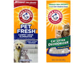 Arm & Hammer Pet Odor Control kit, Pet Fresh Carpet Odor Eliminator Long Lasting Freshness + Cat Litter Deodorizer with Baking Soda, 30 oz Each