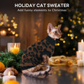 PUMYPOREITY Sphynx Cat Clothes, Thick Plush Fleece Sweater, Brown, M