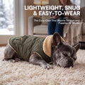 Queenmore Warm Puffer Dog Coat Thick Plush Quilting Small Winter Jacket