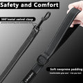 LIEVUIKEN Dog Leash 4ft Long, Double Handle Dog Leash for Safety Control Training, Heavy Duty Dogs Leads with Traffic Padded Handles, Reflective Leashes for Small Medium Large Dogs(4ft, Black)