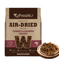 A Freschi srl Air-Dried Puppy & Adult Dog Food - Real Turkey & Salmon Recipe | Grain-Free | High-Protein for Toy, Small & Large Breeds | Ideal for Picky Eaters, 1 lb Starter Bag