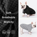 2 Pack Dog Hoodie Sweaters for Small Medium Dogs Warm Dog Clothes for Large Dogs Soft Waffle-Like Laminated Sweatshirt B