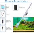 hygger 360GPH Electric Aquarium Gravel Cleaner, 5 in 1 Automatic Fish Tank Cleaning Tool Set Vacuum Water Changer Sand W