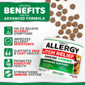 Dog Allergy Relief Chews - 170 Treats, Itchy Skin and Seasonal Itch Support