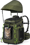 Pecute Cat Backpack Carrier,Pet Carrier Backpack for Hiking,Ergonomic