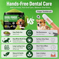 Enzymatic Dog Dental Powder, Mint Dog Teeth Cleaning Plaque Off Powder-150g