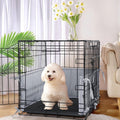 Hombys Dog Crate Bumper with Ties - Soft Crate Accessory -Kennel Cover - Training Pads for Front Door Crates, 42"x28", G