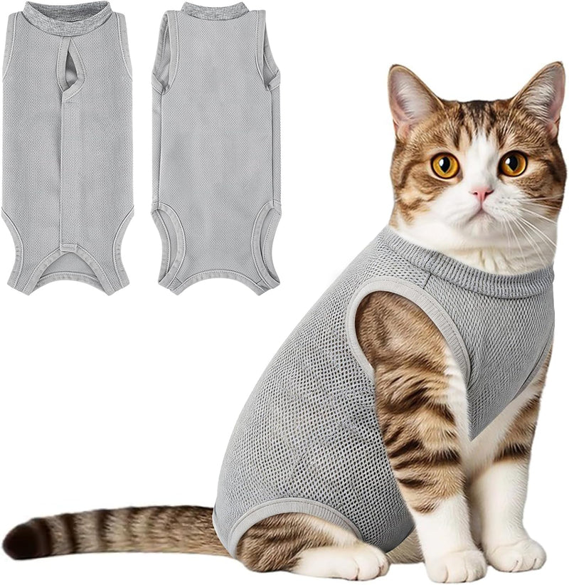 Coppthinktu Cat Recovery Suit, Cat Onesie After Surgery for Female Cats