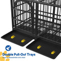 Asee'm 48 Inch Heavy Duty Dog Crate for Large Dogs Escape Proof