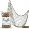 9GreenBox Nautical Decorative Fish Net 5' X 10' - Fish Netting - Rustic Beach Decor